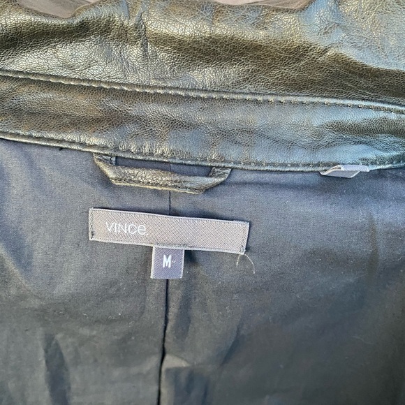 Vince Leather Jacket - Picture 3 of 4